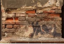 Photo Textures of Wall Plaster Damaged